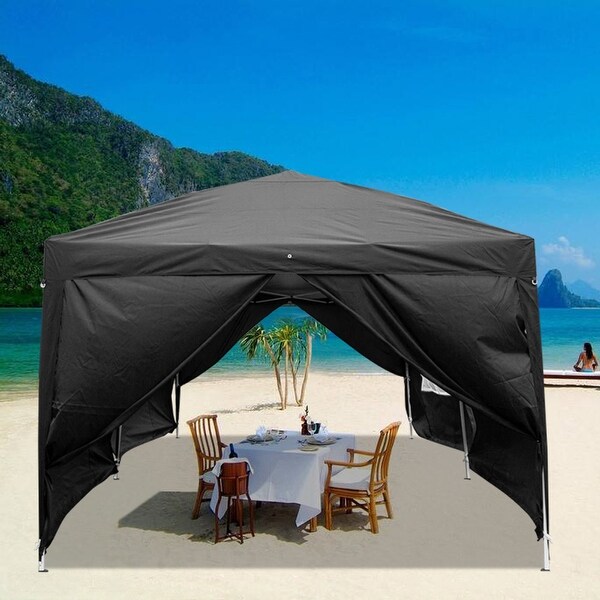Outdoor tent with sides cheap