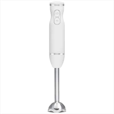 Chefman Immersion Stick Hand Blender with Stainless Steel Blades, Ivory