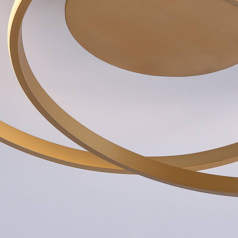 Modern 1-Light LED Smooth Linear Ceiling Flush Mount