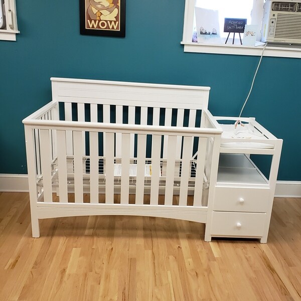 presley crib and changer