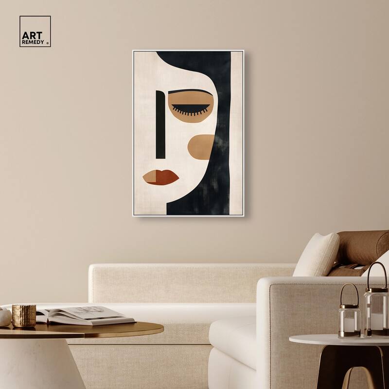 Face Moderne II Canvas by Art Remedy