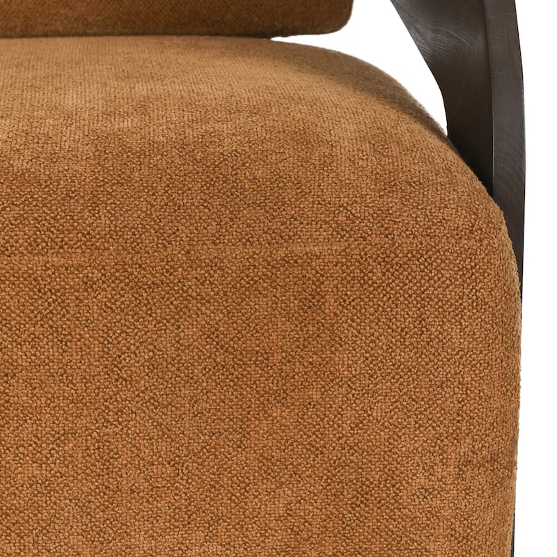 Classic Home Toscana Swivel Accent Chair Amber