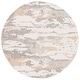 preview thumbnail 37 of 38, SAFAVIEH Handmade Abstract Mahmooda Contemporary Wool Rug 6' Round - Ivory/Grey - Round