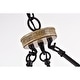 preview thumbnail 70 of 71, The Gray Barn Liam 48-inch Round Wagon Wheel 24-light Chandelier