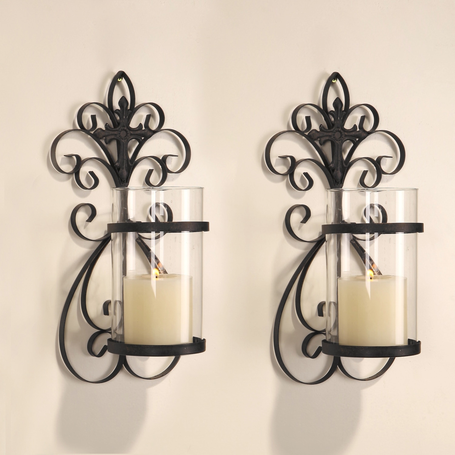 Candle holder wall clearance decor
