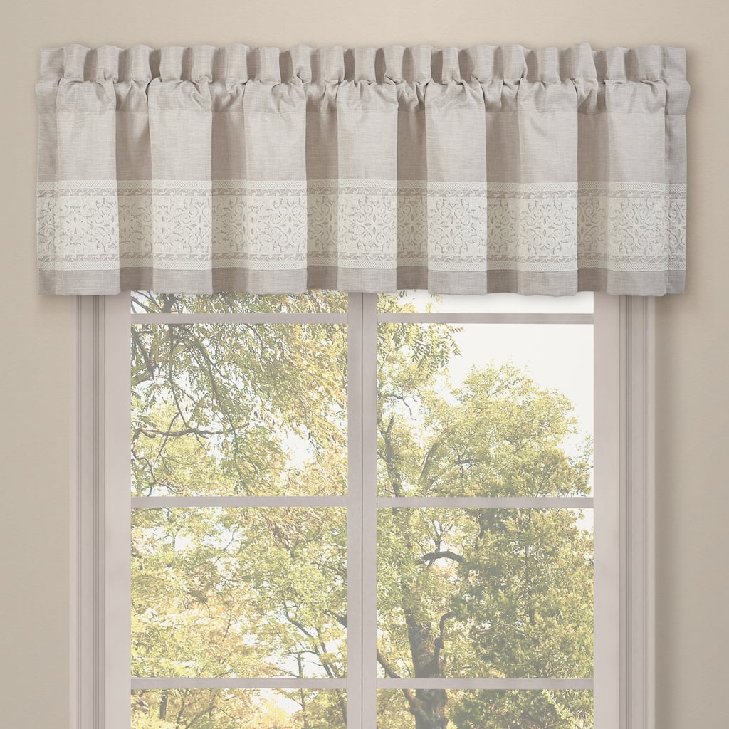 J. Queen New York Lauralynn Window Straight Valance