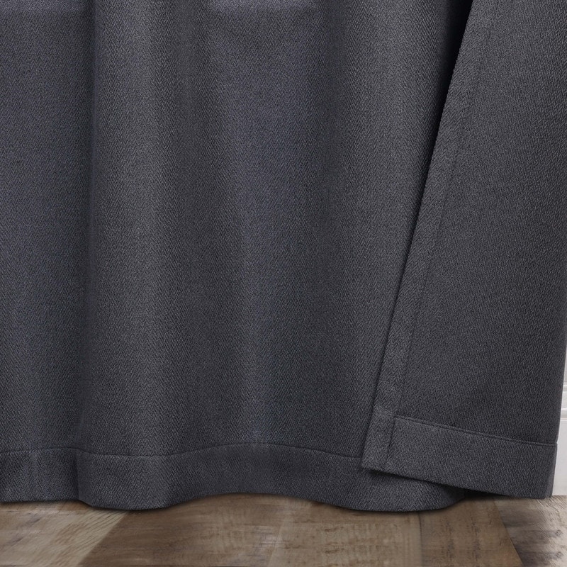 Superior Nyan 100% Blackout Grommet Curtains, Set of 2 Panels