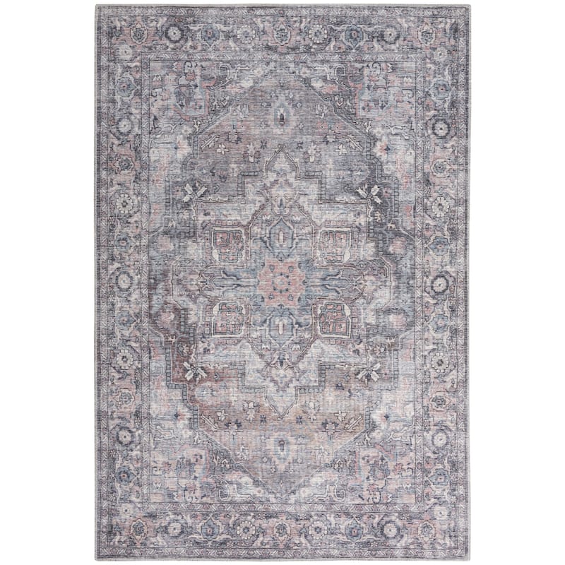 New Concept Washables Persian Boho Machine Washable Area Rug