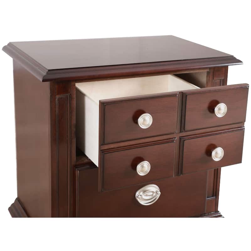 Summit 2-drawer Wood Nightstand