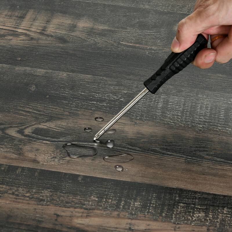 Moasis 47" Round Dining Table for 4, Kitchen Farmhouse Dinner Table