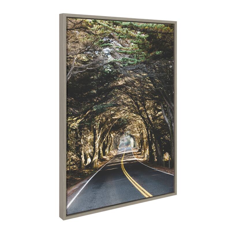 Kate and Laurel Sylvie Road Tripping Framed Canvas by Patricia Hasz of Patricia Rae Photography
