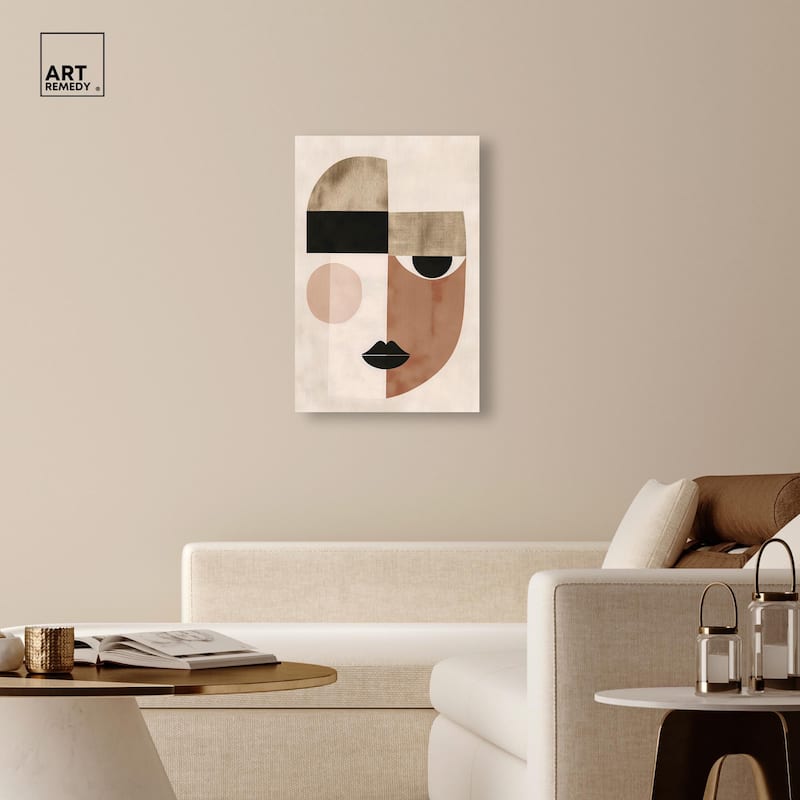 Face Moderne I Canvas by Art Remedy, Gallery Wrapped