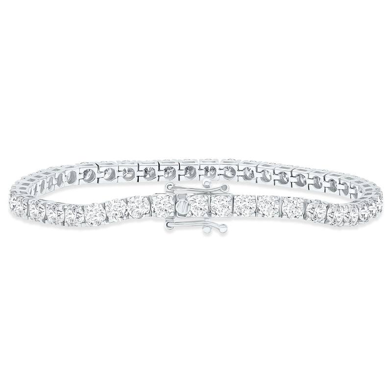 Marquee 10 Carat TW Diamond Tennis Bracelet in 14K White Gold