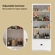 preview thumbnail 41 of 48, Combo Entryway Hall Trees Storage Bench Closet Organizer Clothes Rack