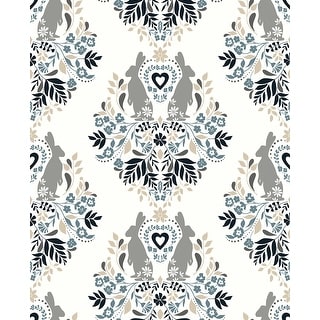 NextWall Spring Damask Peel and Stick Wallpaper - 20.5 in. W x 18 ft. L
