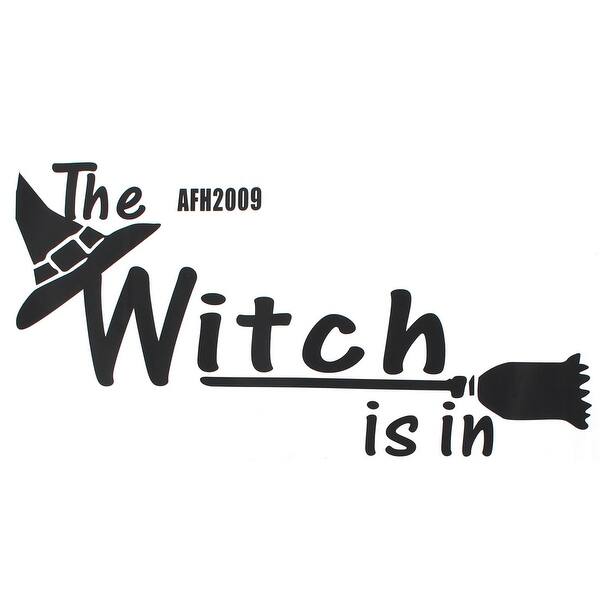 Shop Pvc Halloween Witch Hat Pattern Living Room Bedroom Decor Wall Stickers Decal Overstock 24111519