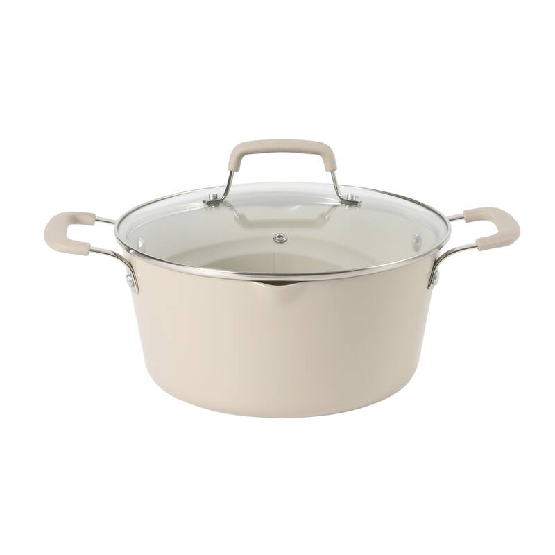 Martha Stewart Heathland Premium Nonstick 10-Piece Aluminum Cookware Set.