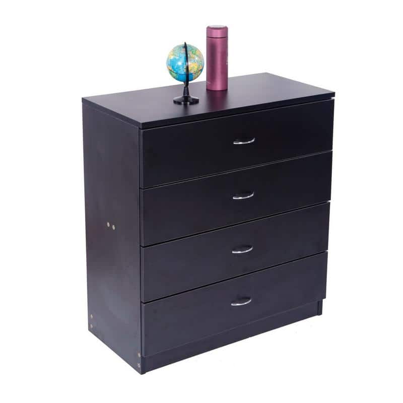 3/4 Drawers Dresser Wood Chest Cabinet
