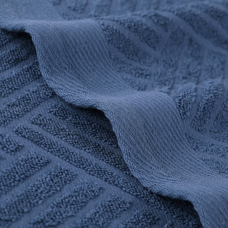 Superior Basketweave Egyptian Cotton Jacquard 3 Piece Assorted Towel Set
