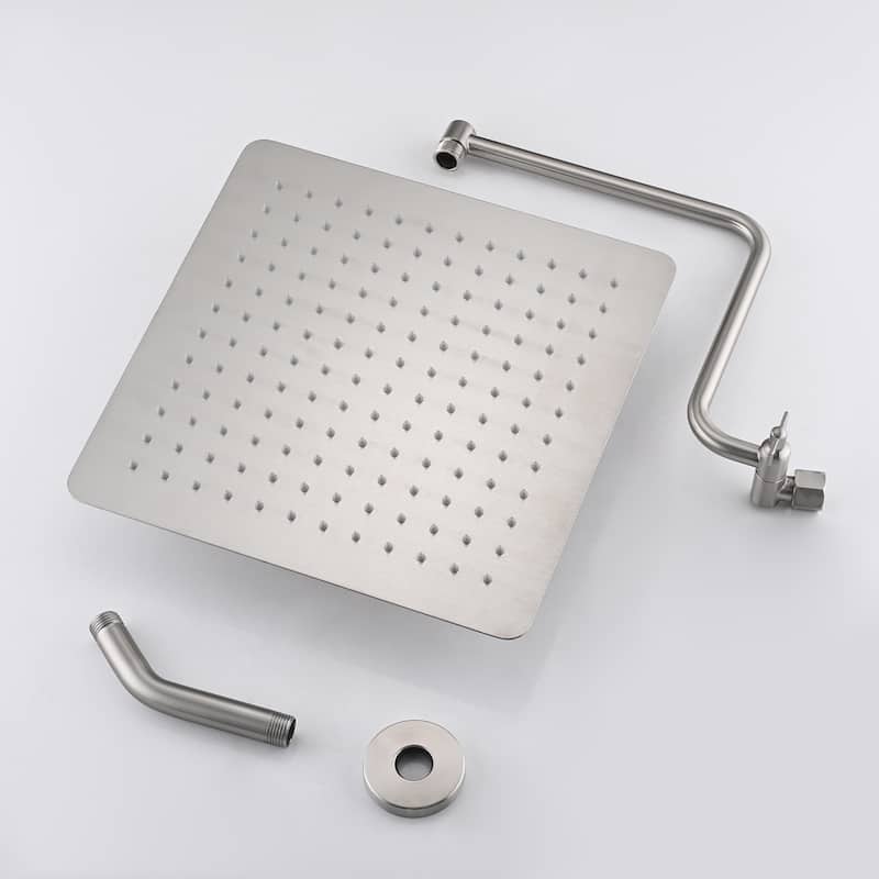 12 inch Adjustable Extension Arm High-pressure Rain Shower Head, Rain Fixed Shower Head