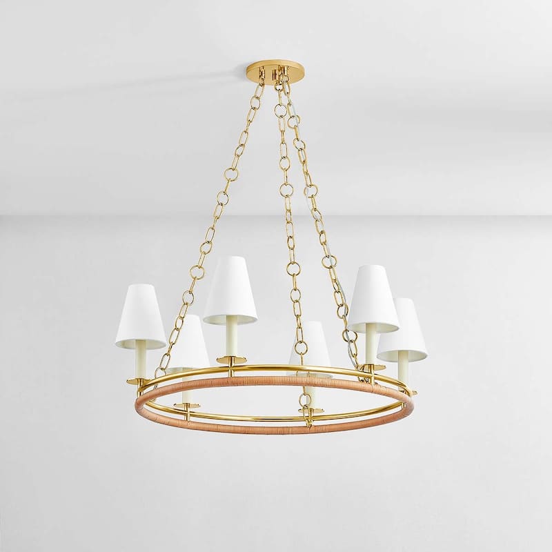 Hudson Valley Lighting 4406 Swanton 6 Light 31" Wide Candle Style