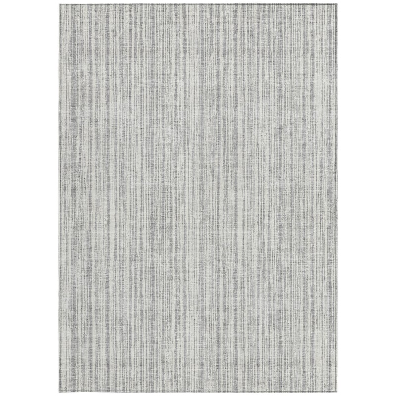 HomeRoots Striped Transitional Rectangle Outdoor Rug