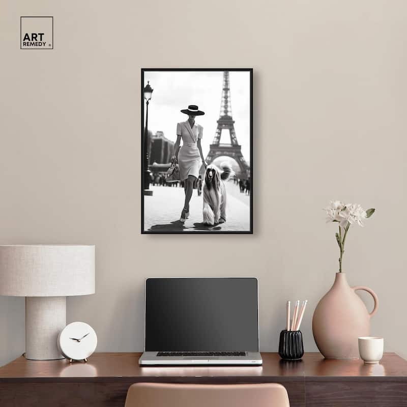 Fashionable Locks Noir Canvas by Art Remedy