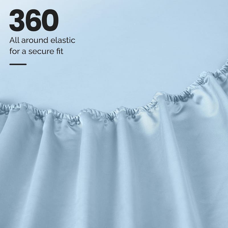 Blue Nile Mills 1200 Thread Count Egyptian Cotton Deep Pocket Sheet Set