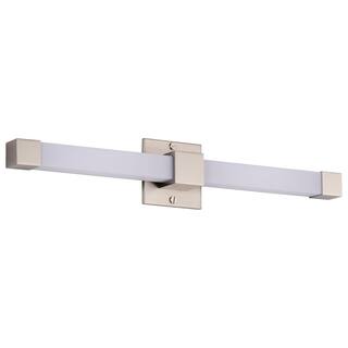 Brightwyn 24 Inch LED Vanity Brushed Nickel Finish - Brushed Nickel