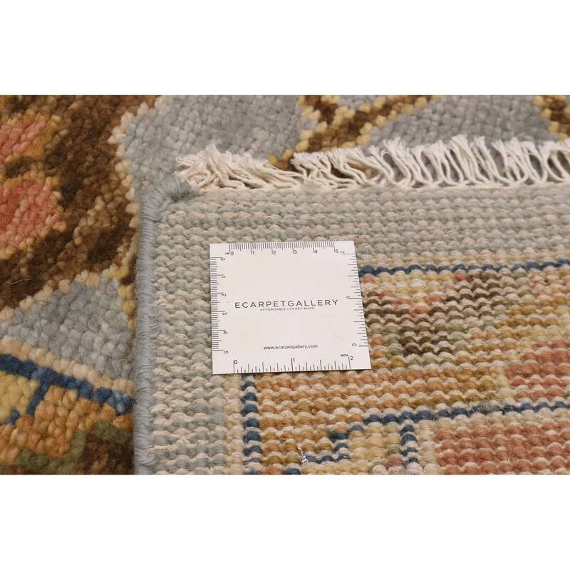 ECARPETGALLERY Hand-knotted Jules Serapi Grey Wool Rug - 9'10 x 13'11