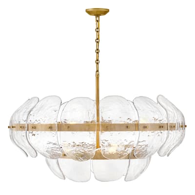 Fredrick Ramond FR30516 Lillia 9 Light 36" Wide Drum Chandelier