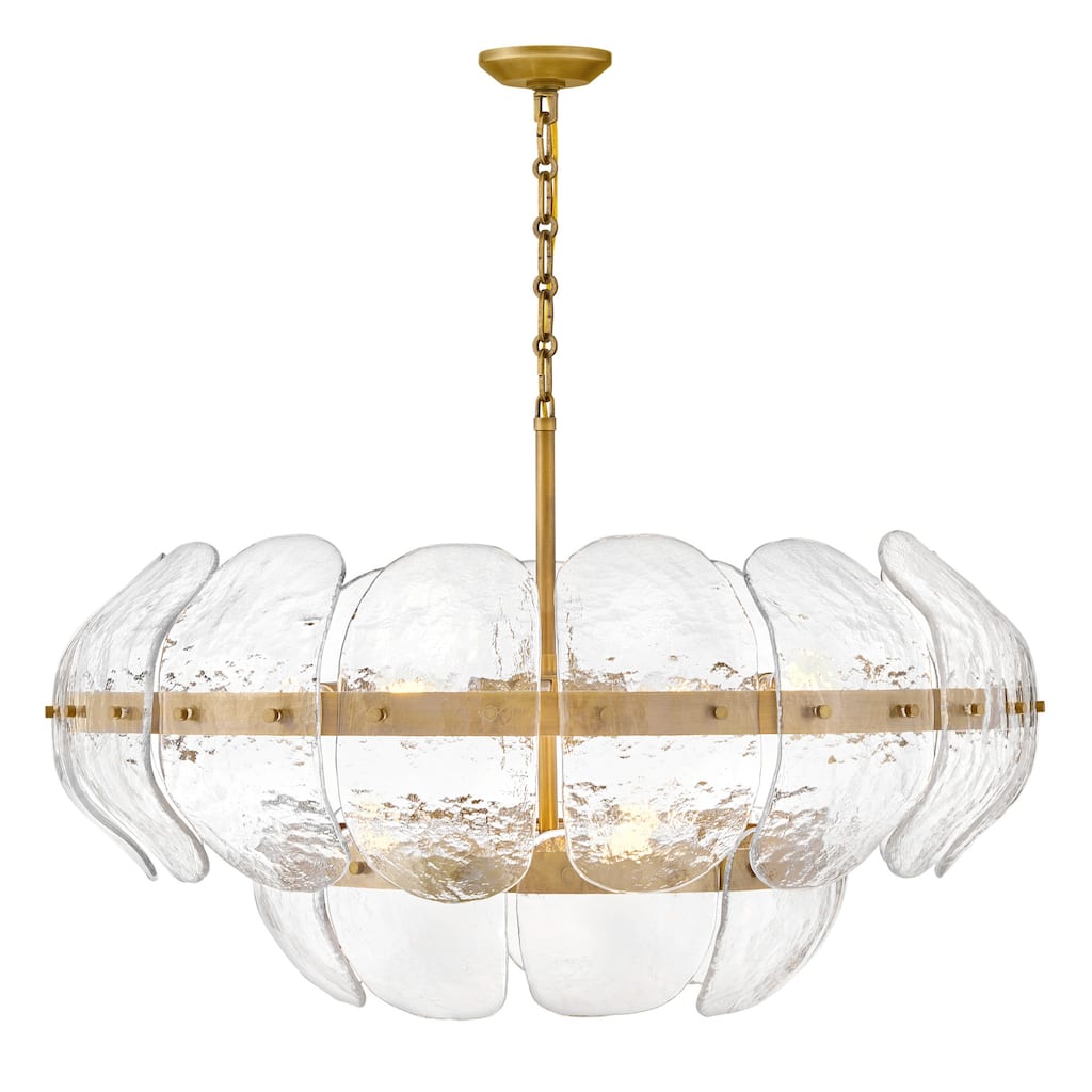 Fredrick Ramond FR30516 Lillia 9 Light 36" Wide Drum Chandelier