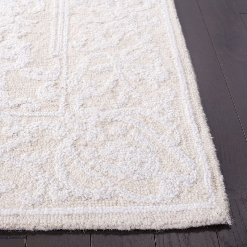SAFAVIEH Handmade Abstract Mithilesh Medallion Wool Rug