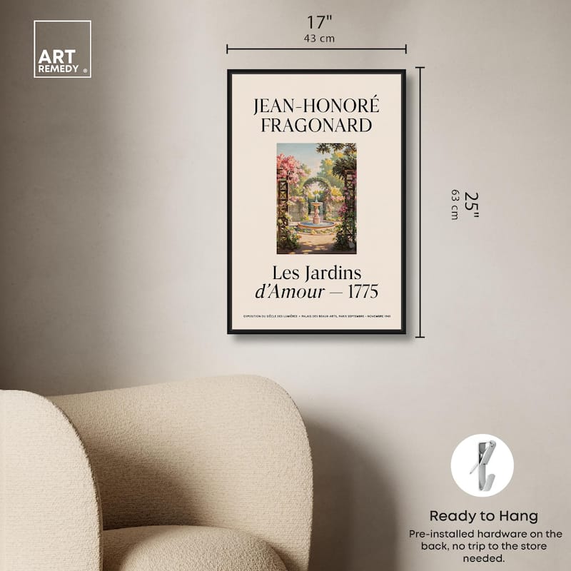 Romantic Gardens Canvas by Art Remedy