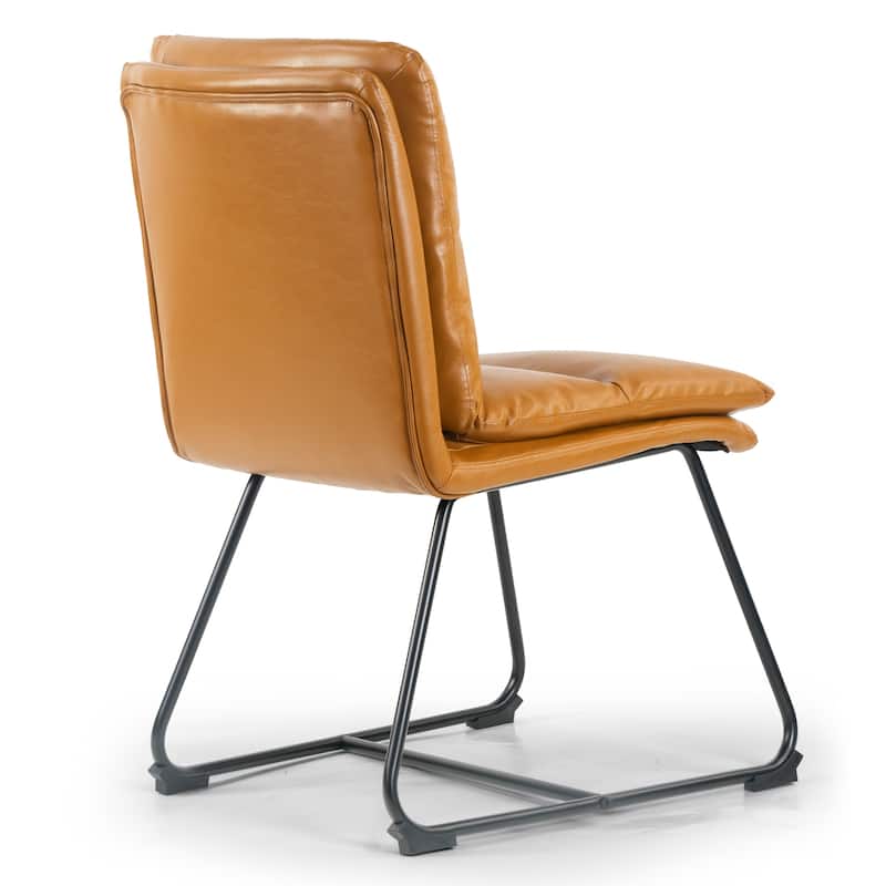 Aulani Upholstered Metal Frame Dining Chair (Set of 2)
