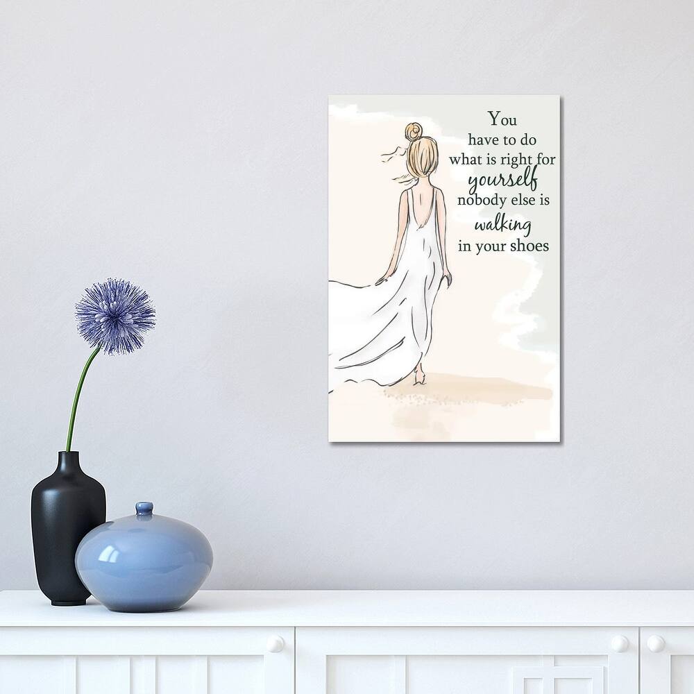 iCanvas "Walking In Your Shoes" by Heather Stillufsen Canvas Print