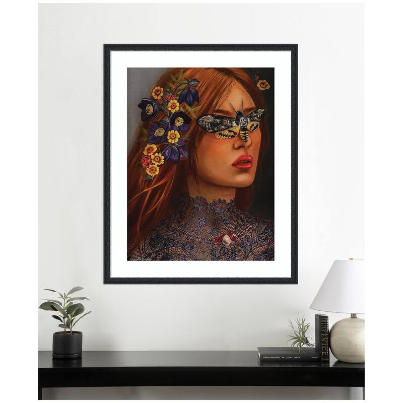 Kate and Laurel Autumn by Charlotte Brindley Framed Wall Art Print