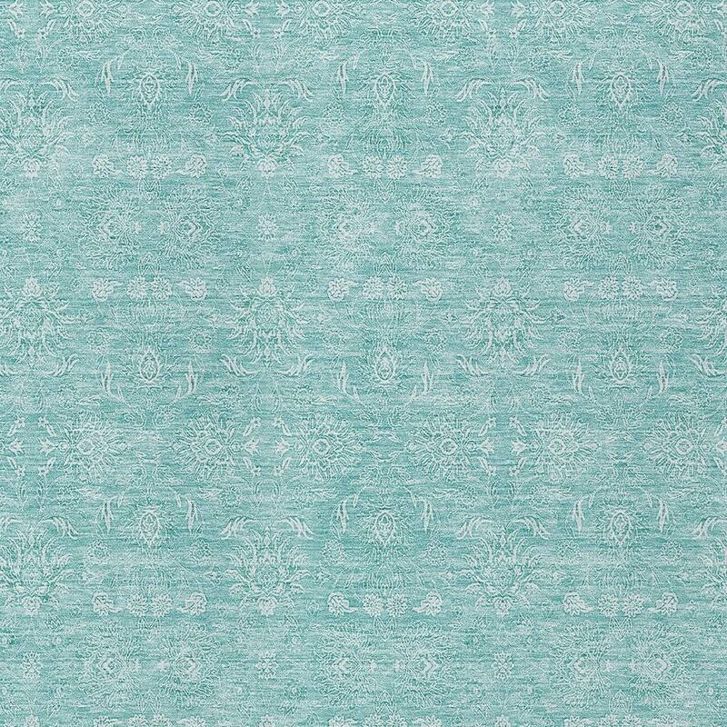 HomeRoots Floral Transitional Rectangle Outdoor Rug