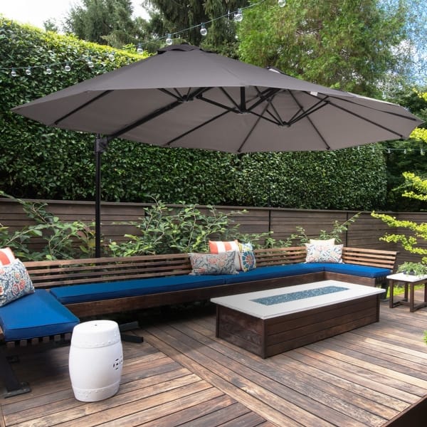 14ft patio umbrella Elama Professional Kitchen 12 Piece Round Porcelain Salad Plate Set in White