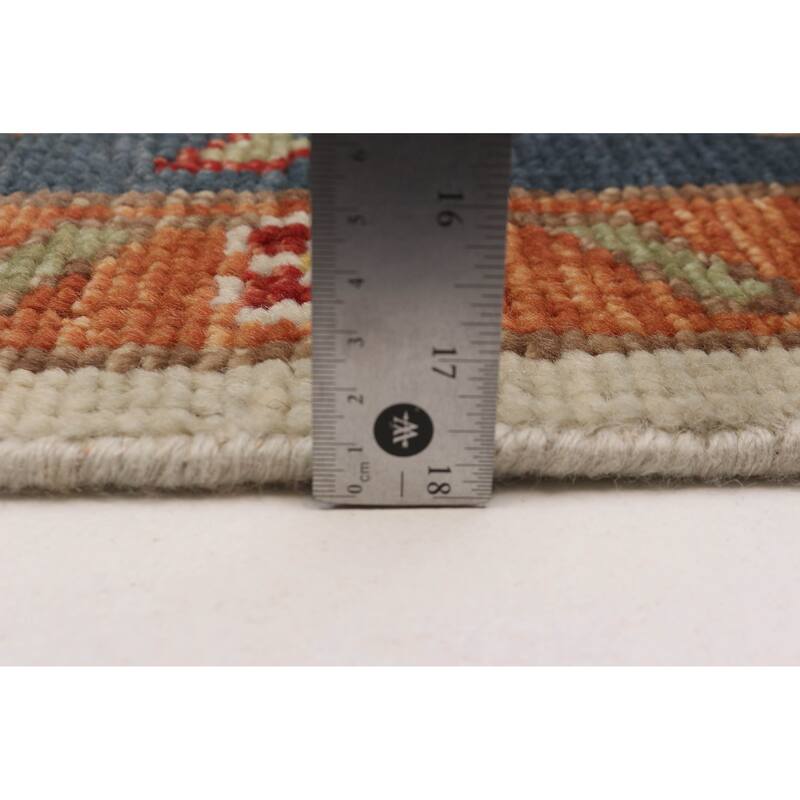 ECARPETGALLERY Hand-knotted Modern Oushak Light Khaki Wool Rug - 8'0 x 10'0