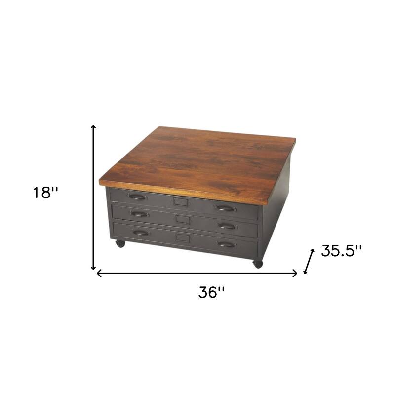 Industrial Chic Coffee Table
