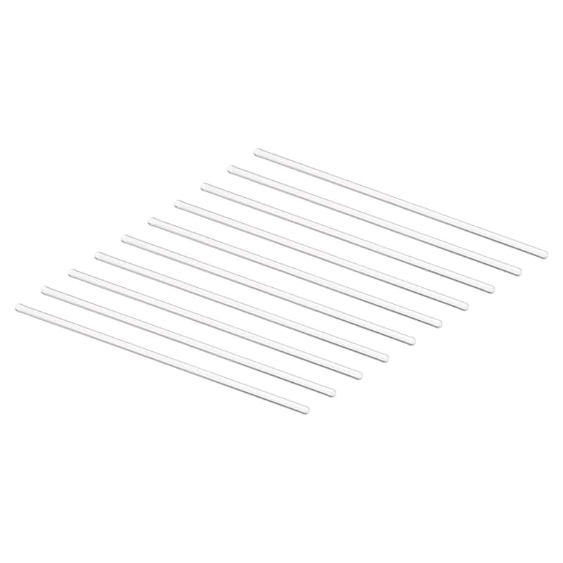 3.3 Borosilicate Glass Stick 4mm Dia Stir Rod Mixing Tools 10Pcs