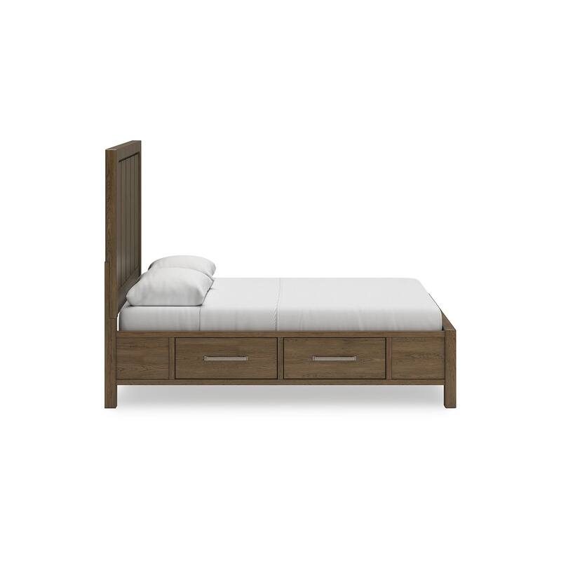 Signature Design by Ashley Cabalynn Brown Panel Bed with Storage