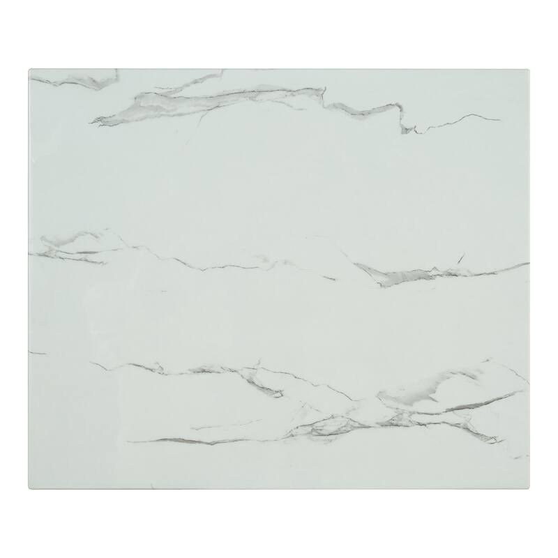 DH BASIC 3-Piece Black 3-Shelf Counter Height Dining Set with USB Ports by Denhour