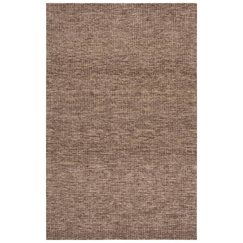 SAFAVIEH Handmade Abstract Lotje Modern Wool Rug - 6' x 9' - Brown/Beige