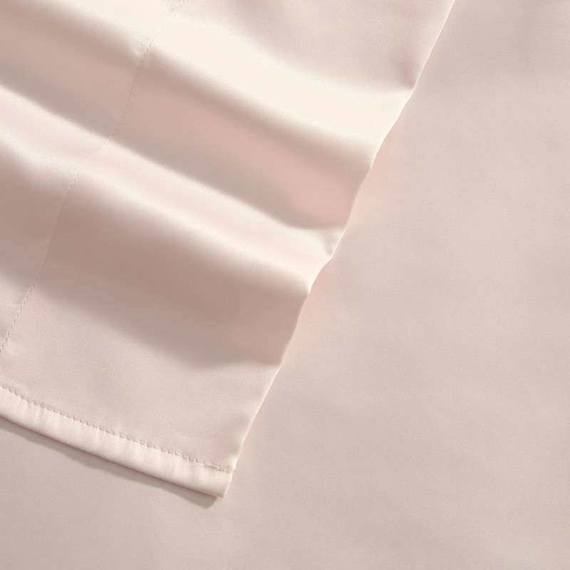 Laura Ashley Satin Bliss Solid Sheet Set