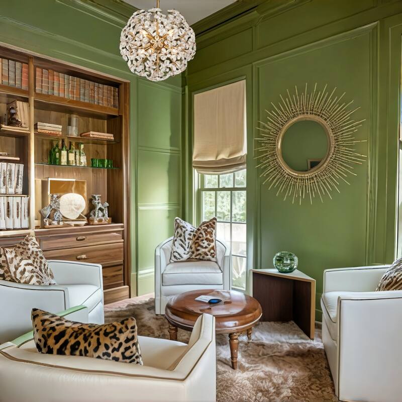 Modern 8-Light Art Gold Crystal Floral Globe Chandelier Ambiance Handmade Pendant for Kitchen Island Bedroom Foyer