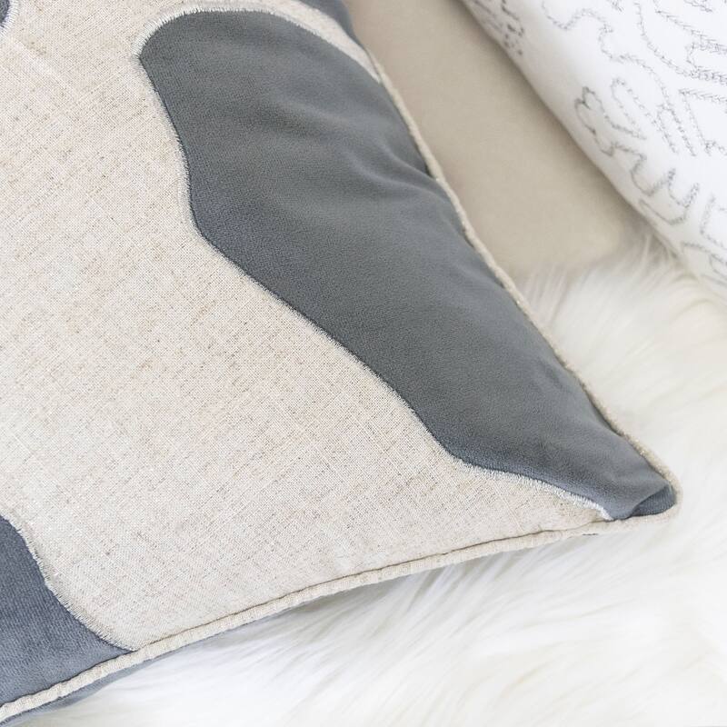 Holiday Reindeer Velvet Accent Pillow