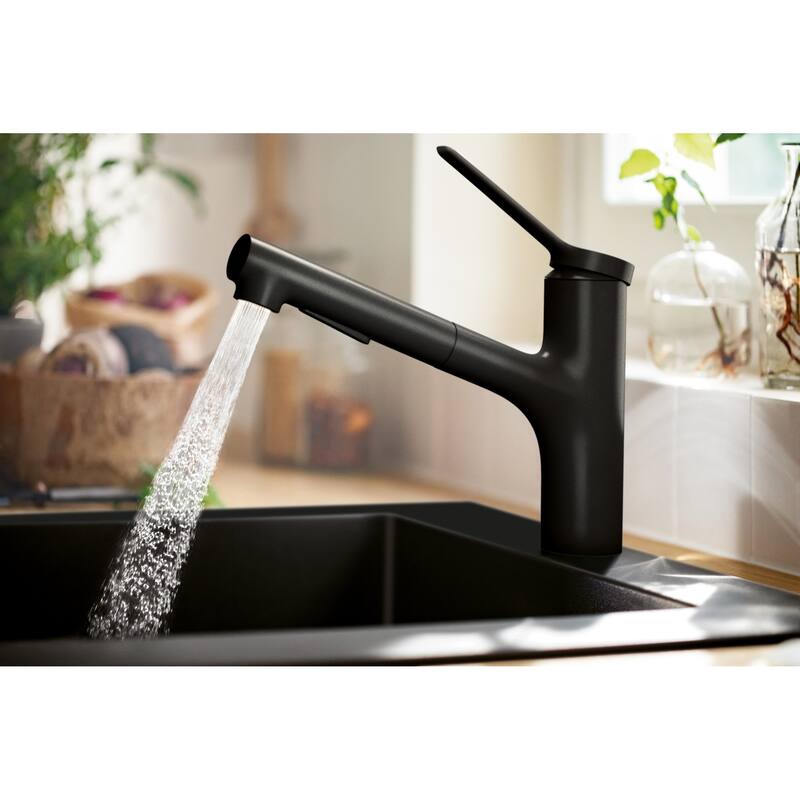 Hansgrohe 74800 Zesis 1.75 GPM Single Hole Pull Out Kitchen Faucet