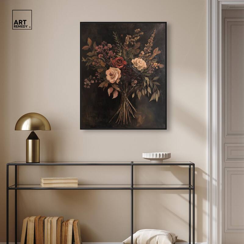 Rustic Roses Canvas by Art Remedy